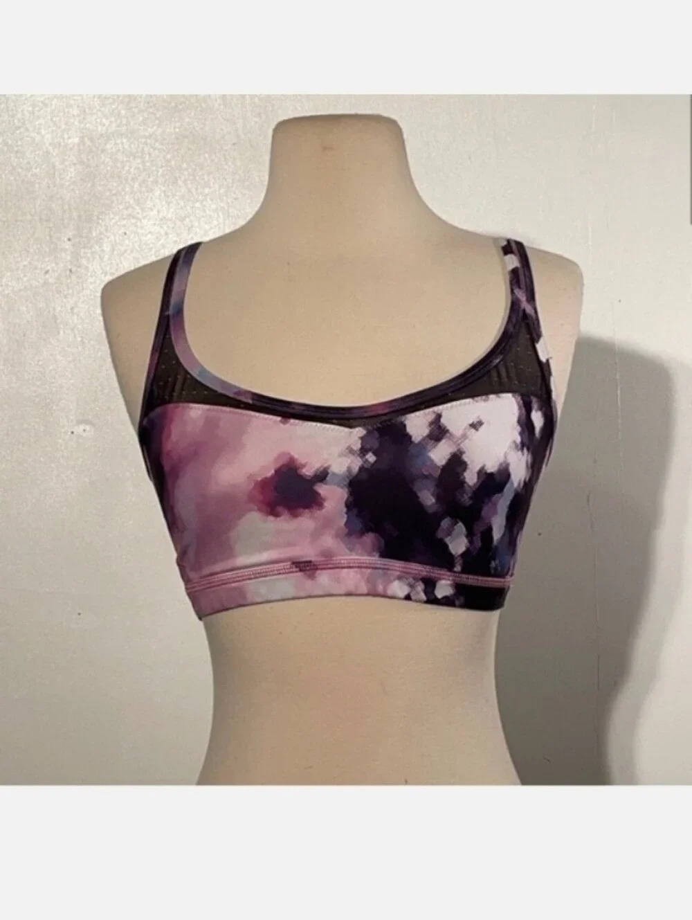 Lululemon Sweaty Endeavor Sports Bra Tie Dye 4 Y2k